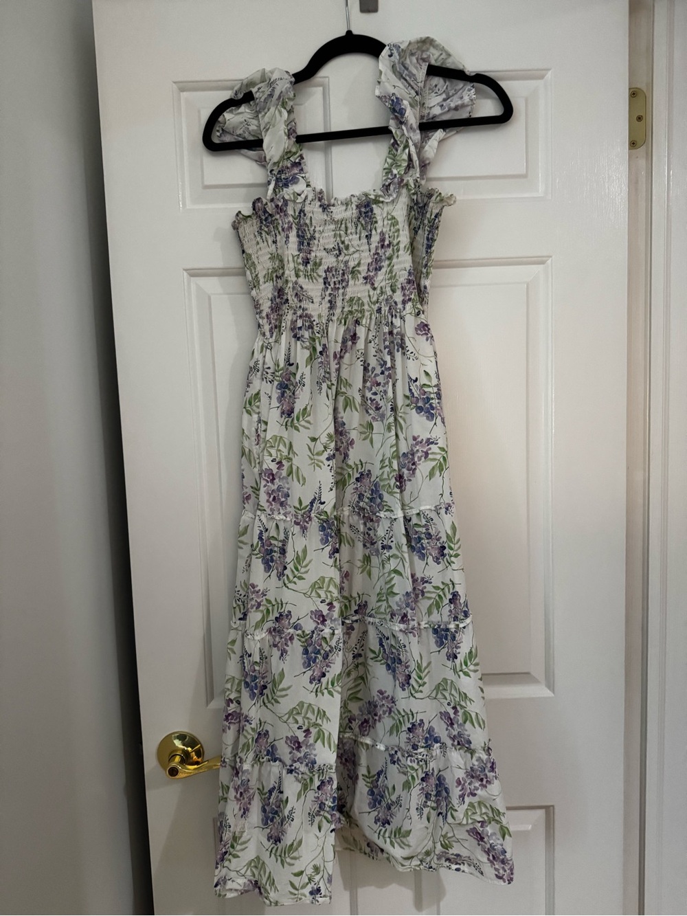 Hill House Ellie Dress in Wisteria Print